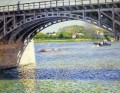 El puente Argenteuil y el Sena Gustave Caillebotte